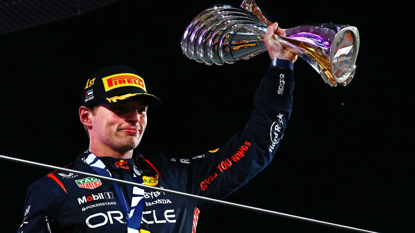 Verstappen, tras ganar una carrera Verstappen, tras ganar una carrera