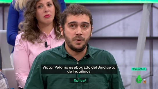 Víctor Palomo, abogado del Sindicato de Inquilinos Víctor Palomo, abogado del Sindicato de Inquilinos