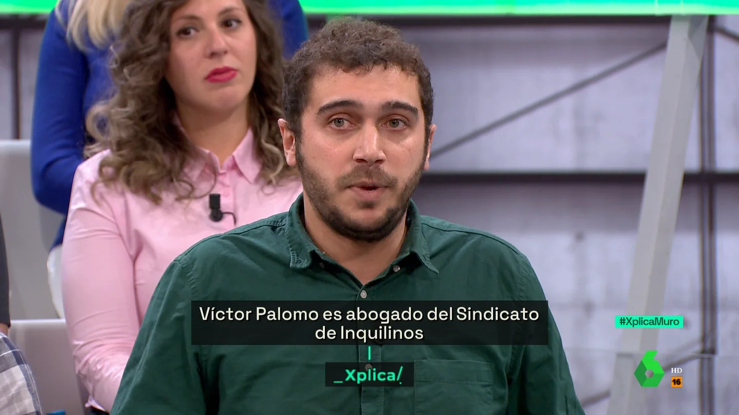 Víctor Palomo, abogado del Sindicato de Inquilinos Víctor Palomo, abogado del Sindicato de Inquilinos