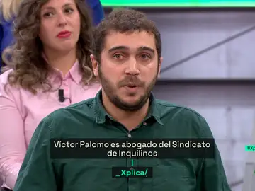 Víctor Palomo, abogado del Sindicato de Inquilinos