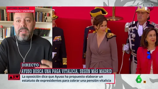 Maestre explica la ley ómnibus de Ayuso: "Será ella la que decida qué sueldo se pone" Maestre explica la ley ómnibus de Ayuso: "Será ella la que decida qué sueldo se pone"