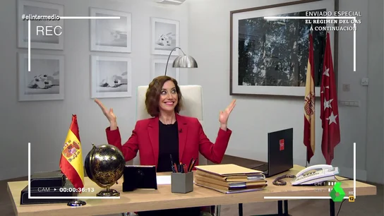 'Díaz Ayuso' crea un nuevo eslogan en su 'cruzada' contra Sánchez: "Mucho Txapote y poco chapoteo" 'Díaz Ayuso' crea un nuevo eslogan en su 'cruzada' contra Sánchez: "Mucho Txapote y poco chapoteo"