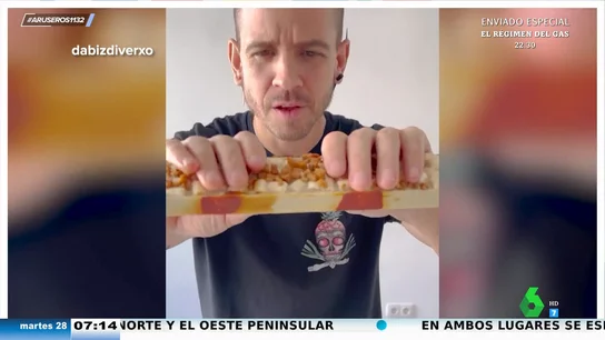 Dabiz Muñoz presenta su nuevo turrón para Navidad: así se come este "obra de arte" inspirada en el helado de Haagen Daz Dabiz Muñoz presenta su nuevo turrón para Navidad: así se come este "obra de arte" inspirada en el helado de Haagen Daz