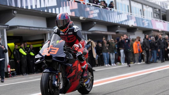 Marc Márquez con la Gresini Marc Márquez con la Gresini