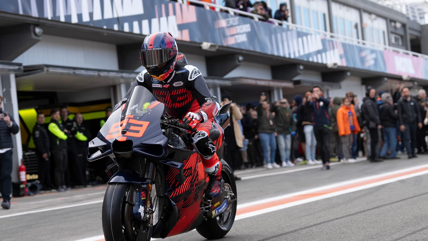Marc Márquez con la Gresini Marc Márquez con la Gresini
