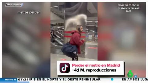 El viral de las reacciones de la gente cuando pierden el Metro en Madrid: "Ahora la gente tiene miedo de ser grabada"