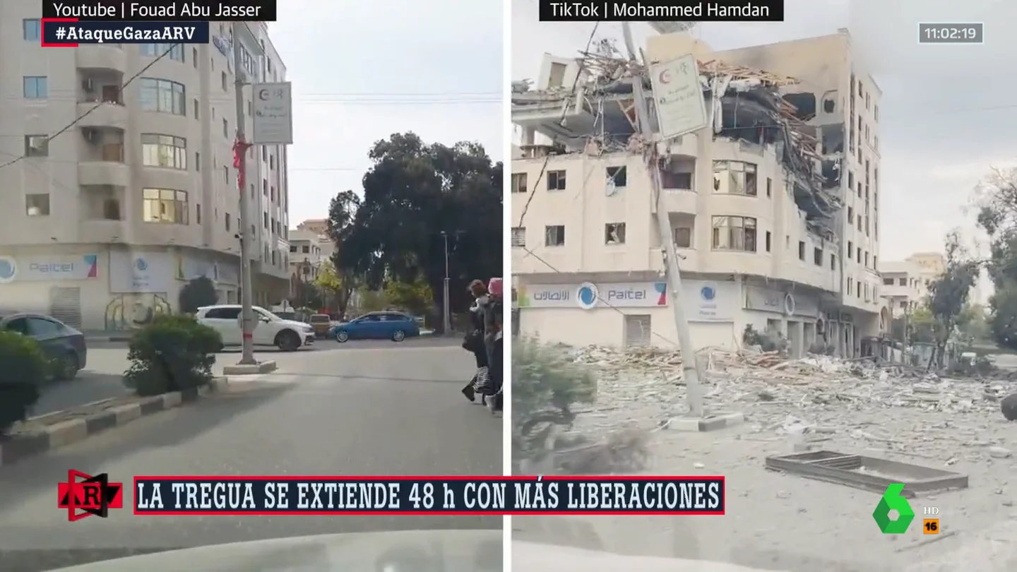 ARV. Las imágenes del antes y después de Gaza ARV. Las imágenes del antes y después de Gaza
