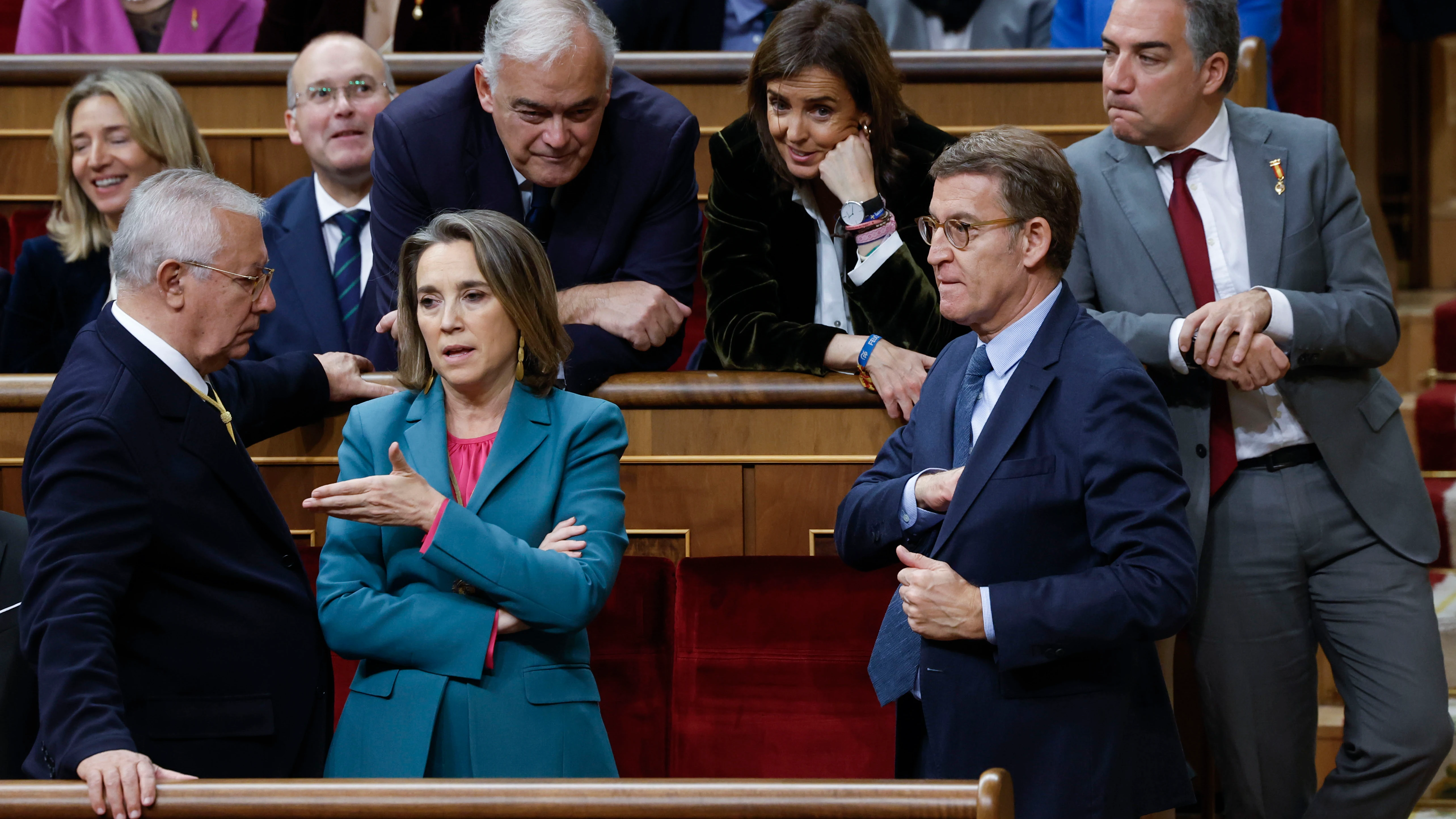 Los diputados del PP, durante el arranque de la legislatura en el Congreso