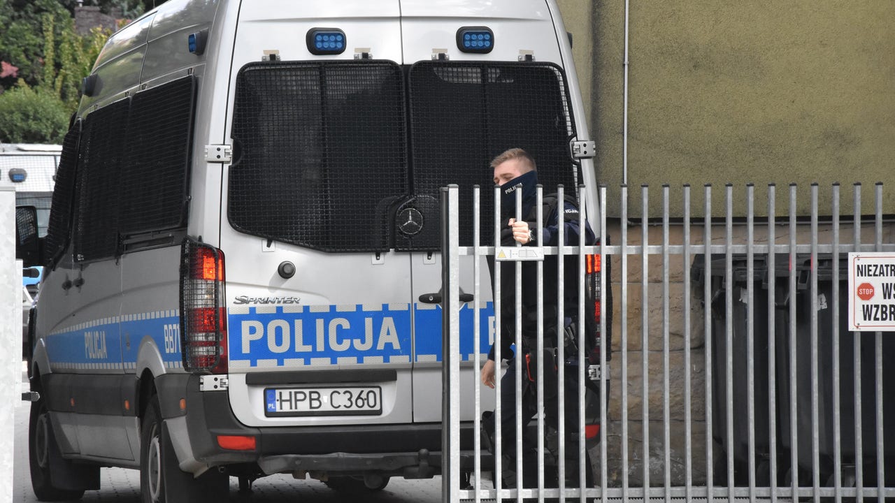 A student armed with a knife injures at least three people at a school in Poland