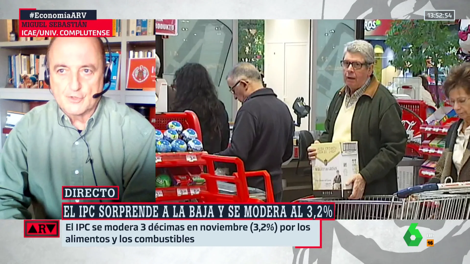 El pronóstico de Miguel Sebastián sobre la inflación: "Acabaremos 2023 en el 3%"