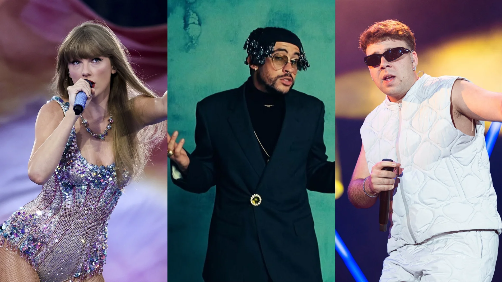 Taylor Swift destrona a Bad Bunny como la artista más escuchada de Spotify Wrapped 2023, pero no en España