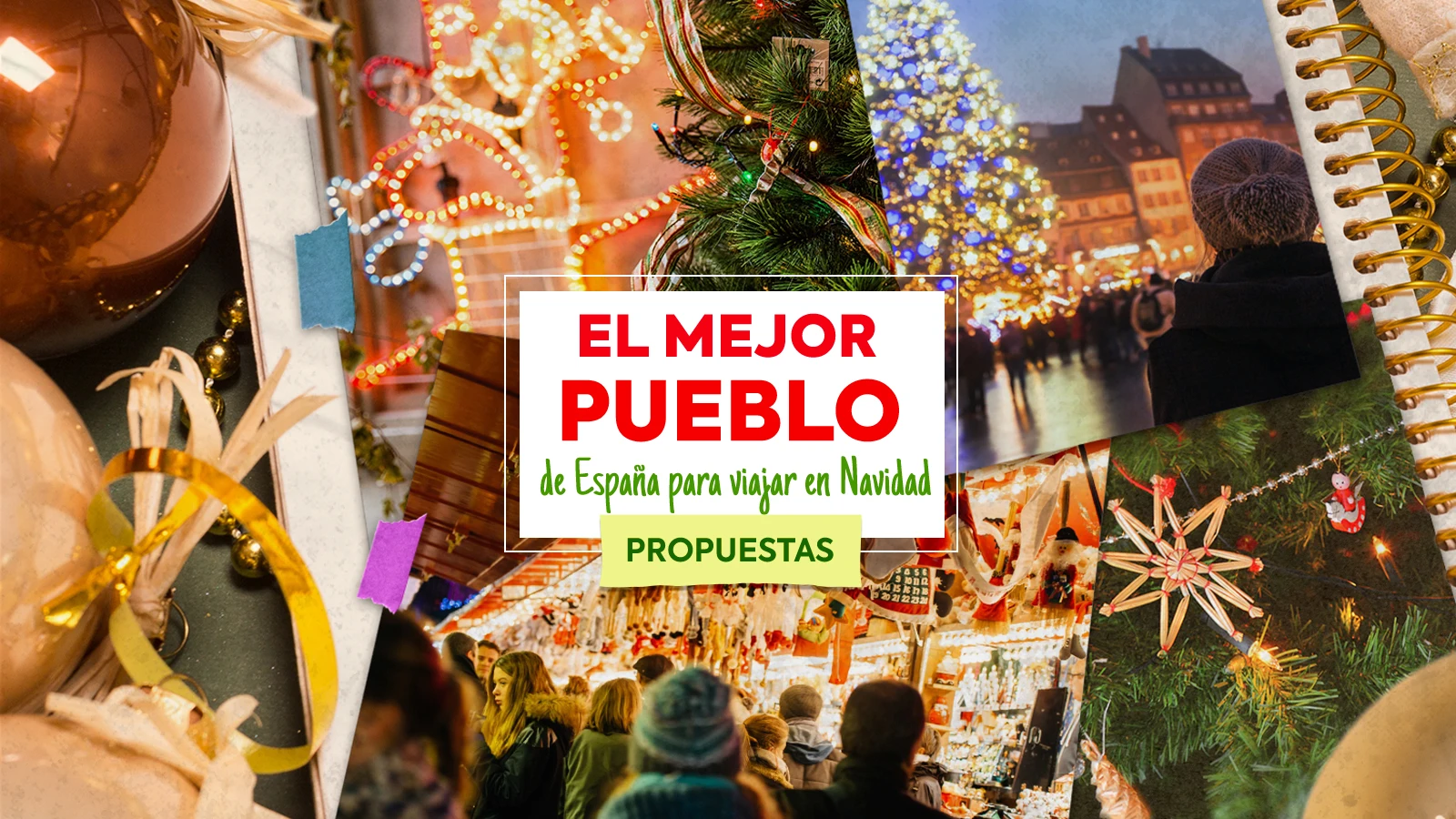 Propuestas del concurso el pueblo m&aacute;s bonito de Espa&ntilde;a para visitar en Navidad