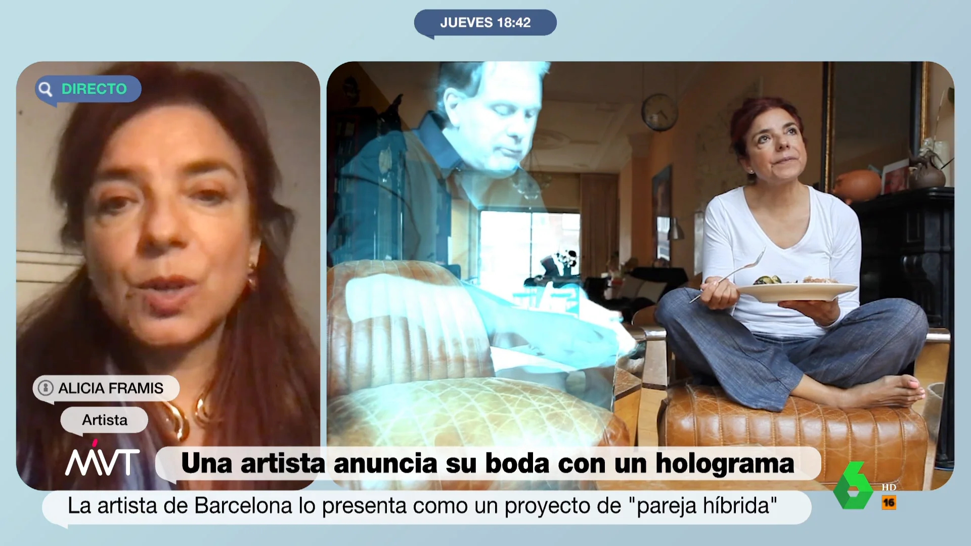 Alicia, la mujer "comprometida" con un holograma: "Te puedes enamorar, lo puedes querer y echar de menos"