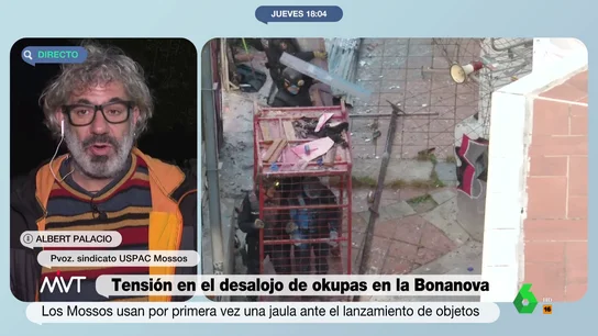 Albert Palacio, portavoz del sindicato de Mossos USPAC. Albert Palacio, portavoz del sindicato de Mossos USPAC.