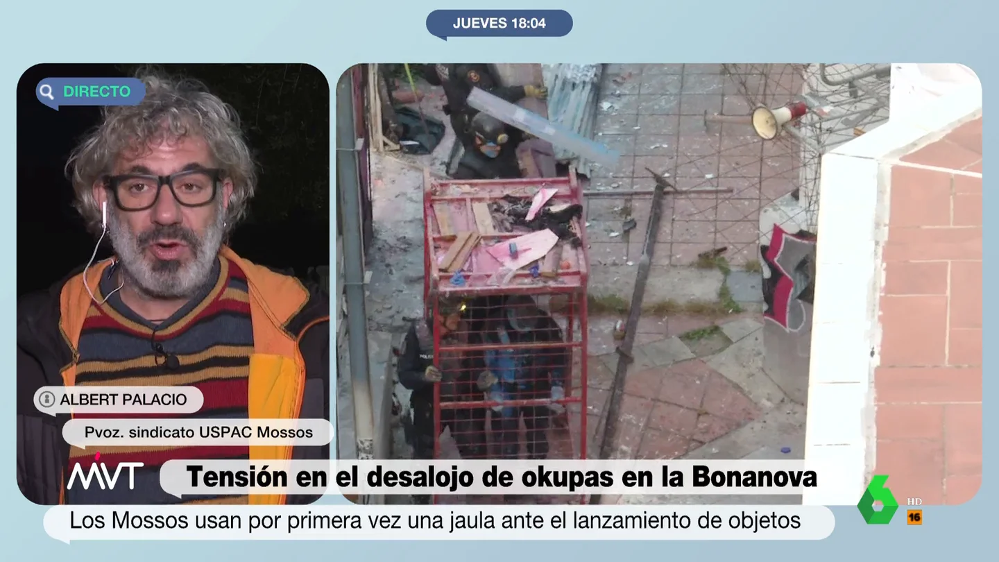 Albert Palacio, portavoz del sindicato de Mossos USPAC. Albert Palacio, portavoz del sindicato de Mossos USPAC.