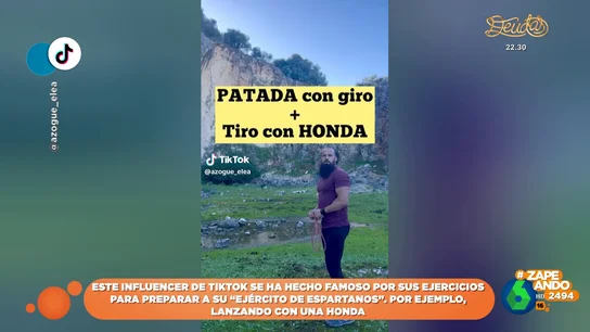 Las impresionantes habilidades de un tiktoker que persigue crear un "ejército de espartanos" Las impresionantes habilidades de un tiktoker que persigue crear un "ejército de espartanos"