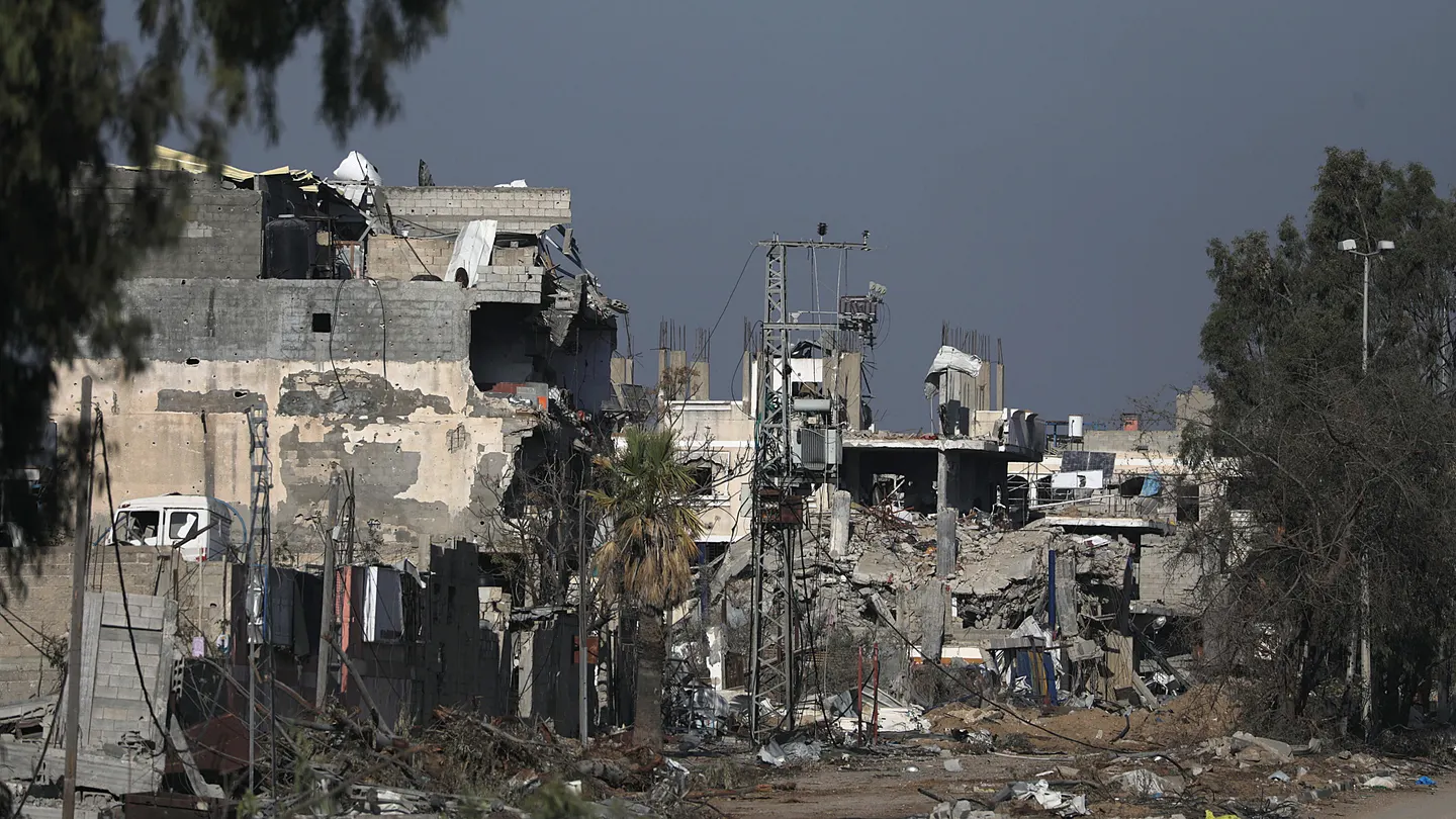 Zona destruida en el norte de Gaza Zona destruida en el norte de Gaza