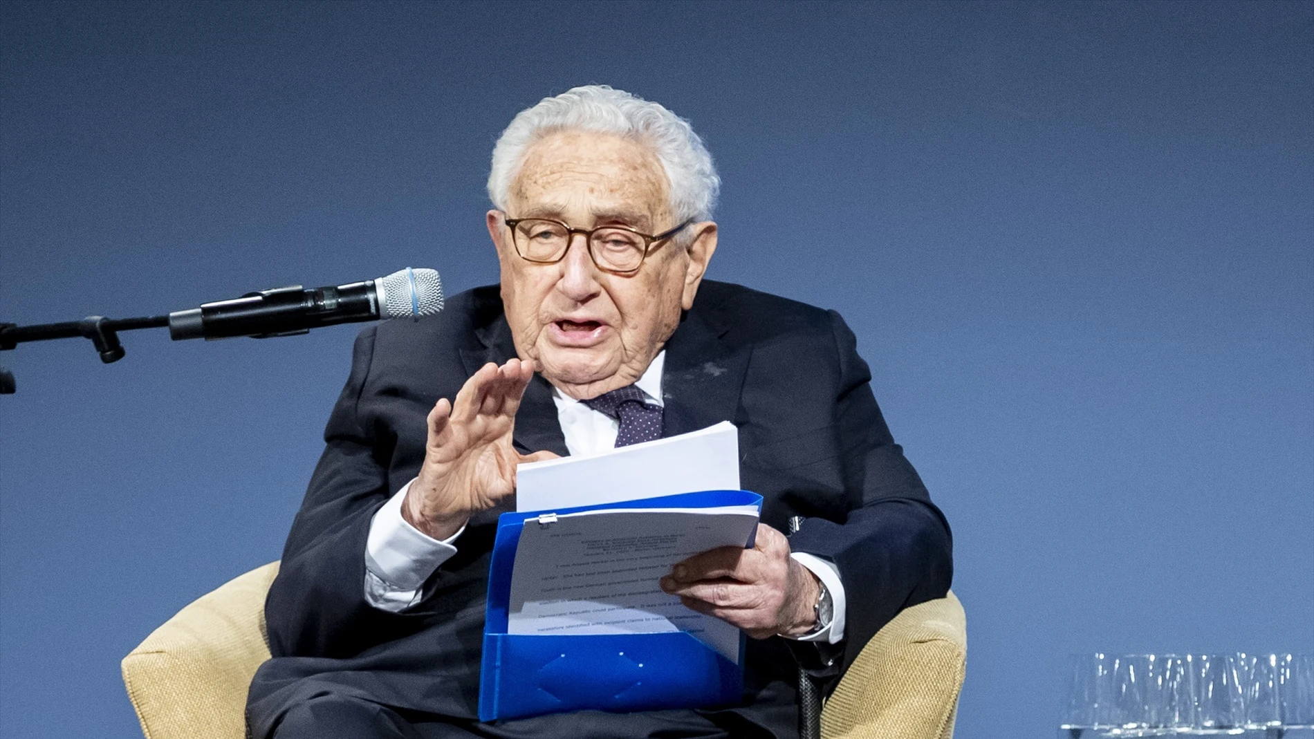 El antiguo secretario de Estado de EEUU Henry Kissinger en una foto de archivo
