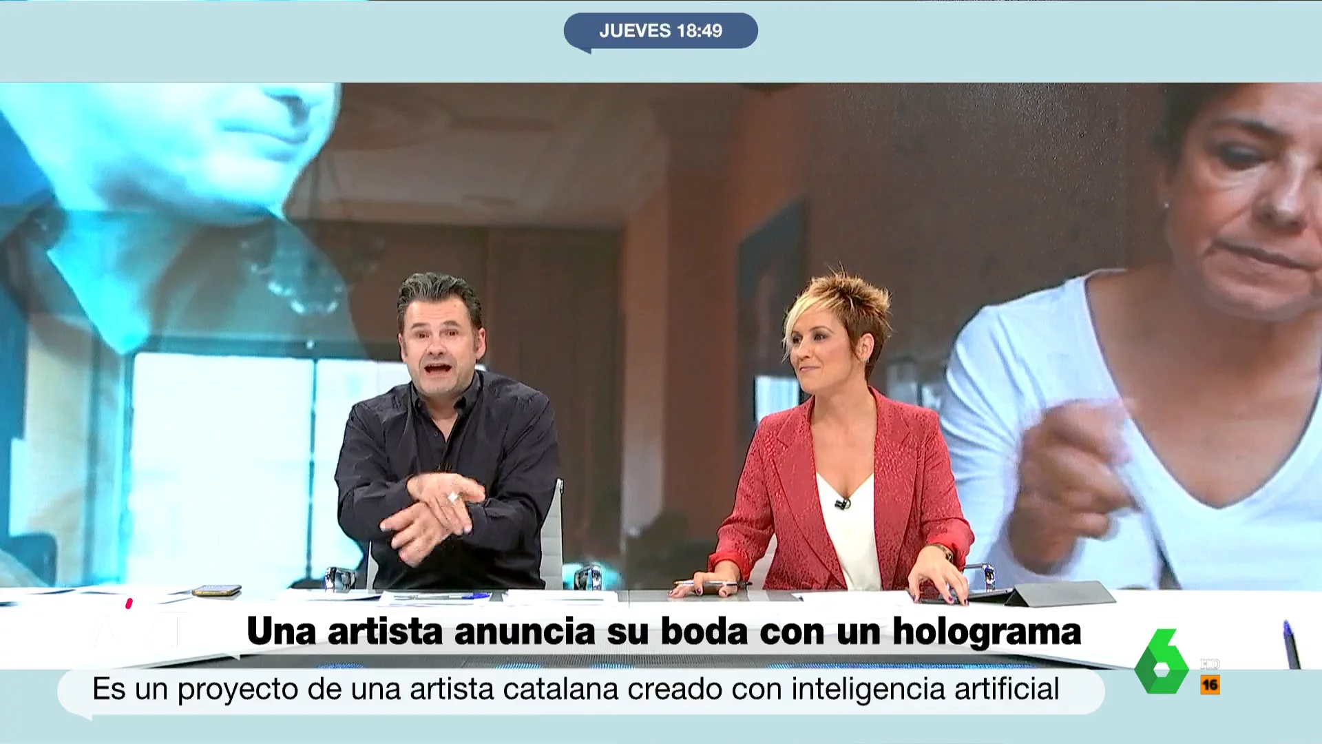 "Tú te quieres casar con una Roomba": el mensaje de Iñaki López a Cristina Pardo en un debate sobre inteligencia artificial