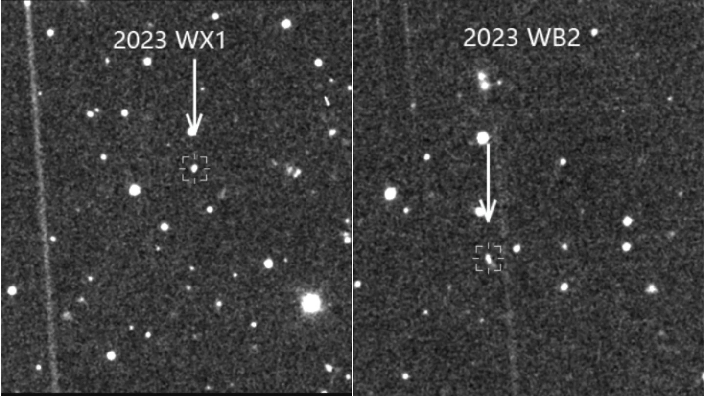 El 2023 WX1 descubierto por un telescopio chino El 2023 WX1 descubierto por un telescopio chino