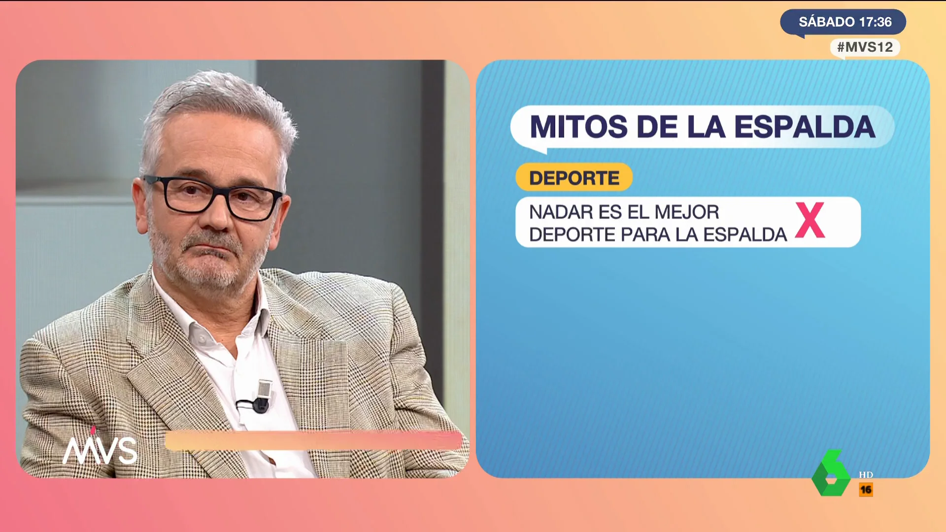¿Nadar es bueno para la espalda? ¿Y correr es malo?