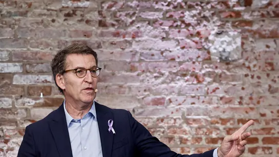 El líder del PP, Alberto Núñez Feijóo El PP alerta del "hundimiento institucional sin precedentes" que está provocando el Gobierno de Sánchez