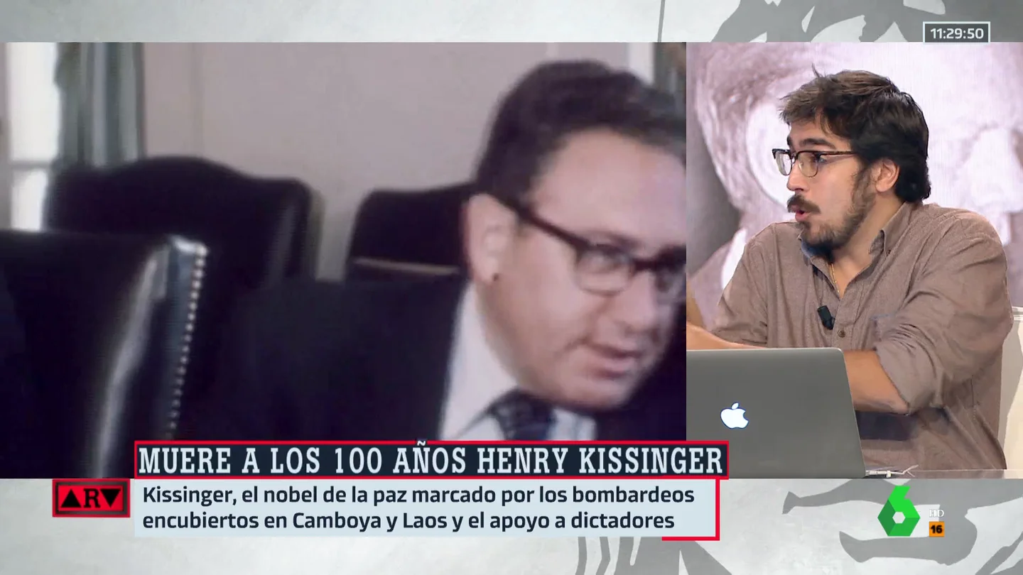Eduardo Saldaña, sobre Henry Kissinger: "Se mantuvo como un ente que siempre estuvo influyendo" Eduardo Saldaña, sobre Henry Kissinger: "Se mantuvo como un ente que siempre estuvo influyendo"