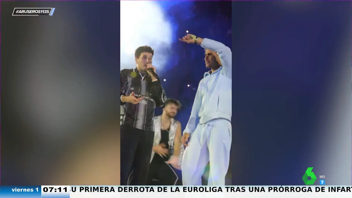 El tenista Carlos Alcaraz se sube al escenario junto a Sebastián Yatra... a pesar de los rumores de su "amistad" con Aitana El tenista Carlos Alcaraz se sube al escenario junto a Sebastián Yatra... a pesar de los rumores de su "amistad" con Aitana