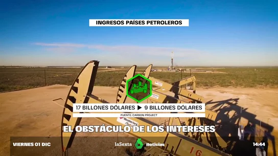 El obstáculo de los intereses frena al planeta: acabar con la emergencia climática supone pérdidas billonarias para los países petroleros El obstáculo de los intereses frena al planeta: acabar con la emergencia climática supone pérdidas billonarias para los países petroleros