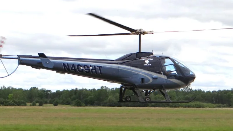 Así es el helicóptero estrellado en la M40, el Enstrom280 FX Shark