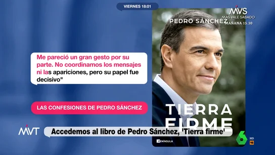 LaSexta accede al libro de Sánchez donde destaca el papel de Zapatero durante la campaña del 23J LaSexta accede al libro de Sánchez donde destaca el papel de Zapatero durante la campaña del 23J
