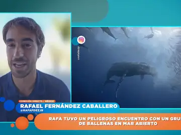 El peligroso encuentro con una ballena del fotógrafo Rafael Fernández: &quot;Es el momento más loco que he tenido&quot;
