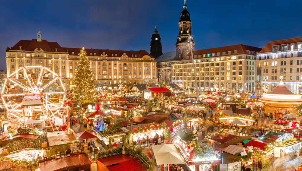 Mercadillo de Navidad de Dresde, en Alemania