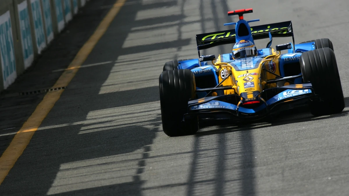 Alonso, con el Renault de 2006