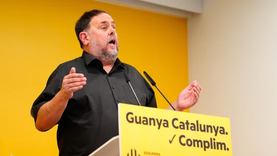 El presidente de ERC, Oriol Junqueras. El presidente de ERC, Oriol Junqueras.