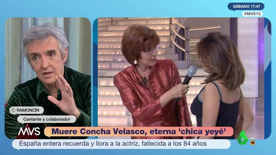 Ramoncín reflexiona sobre los problemas económicos de Concha Velasco Ramoncín reflexiona sobre los problemas económicos de Concha Velasco