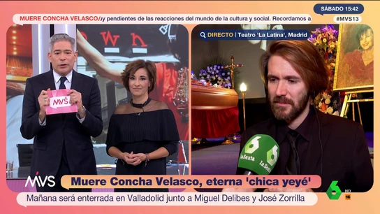 Boris Izaguirre rinde homenaje a Concha Velasco y emociona a su hijo Boris Izaguirre rinde homenaje a Concha Velasco y emociona a su hijo