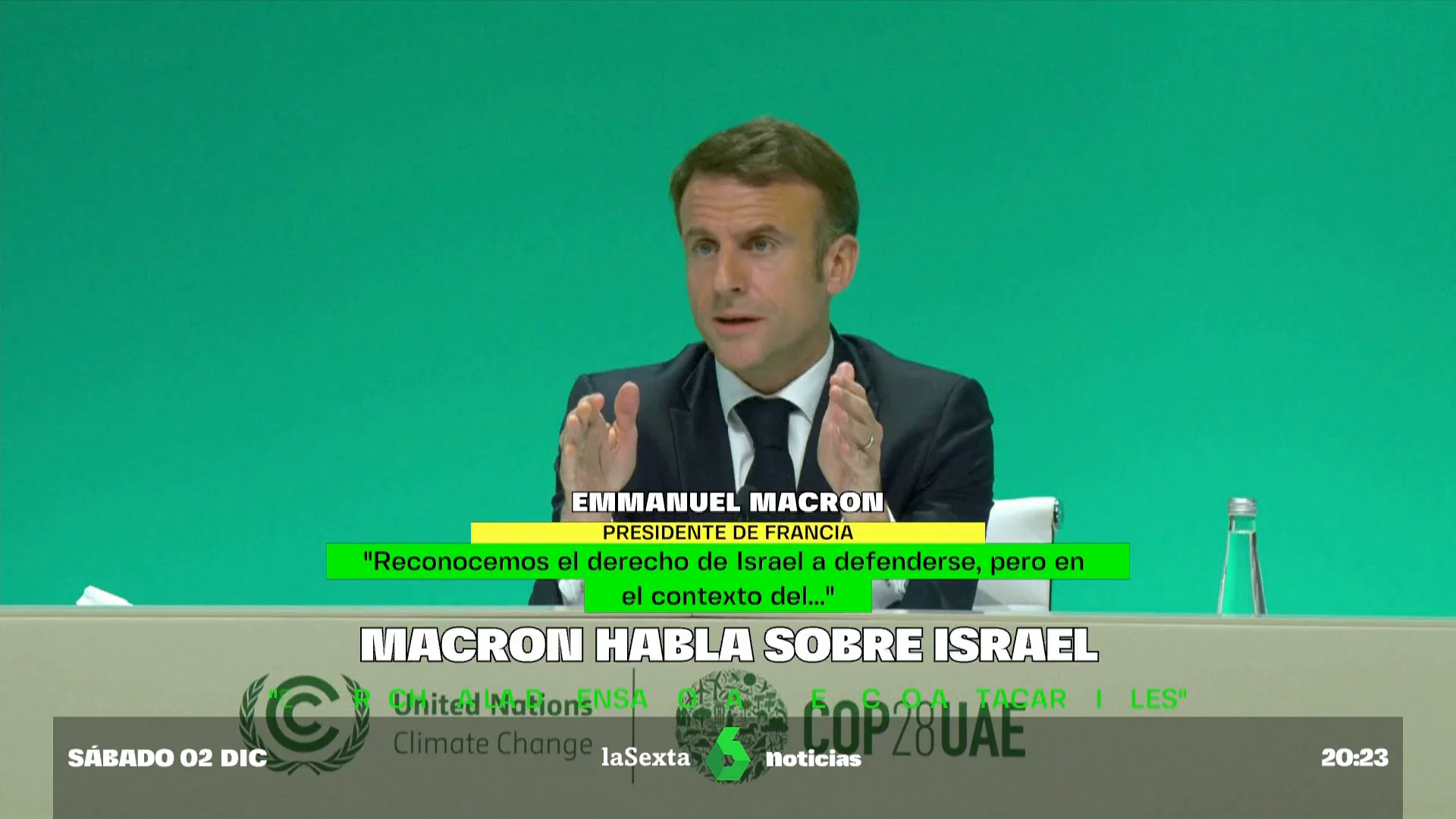 El presidente de Francia, Emmanuel Macron.