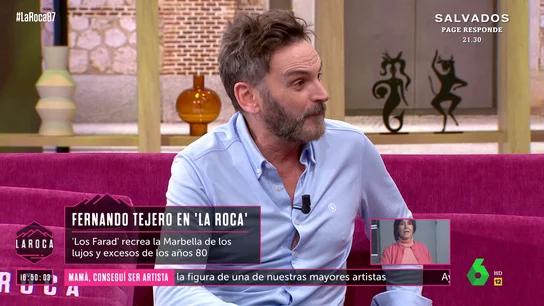 Fernando Tejero en La Roca Fernando Tejero en La Roca