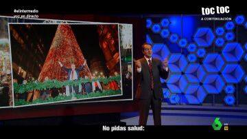 'Abel Caballero' versiona el villancico de Mariah Carey en El Intermedio: "All I Want for Christmas is luz"