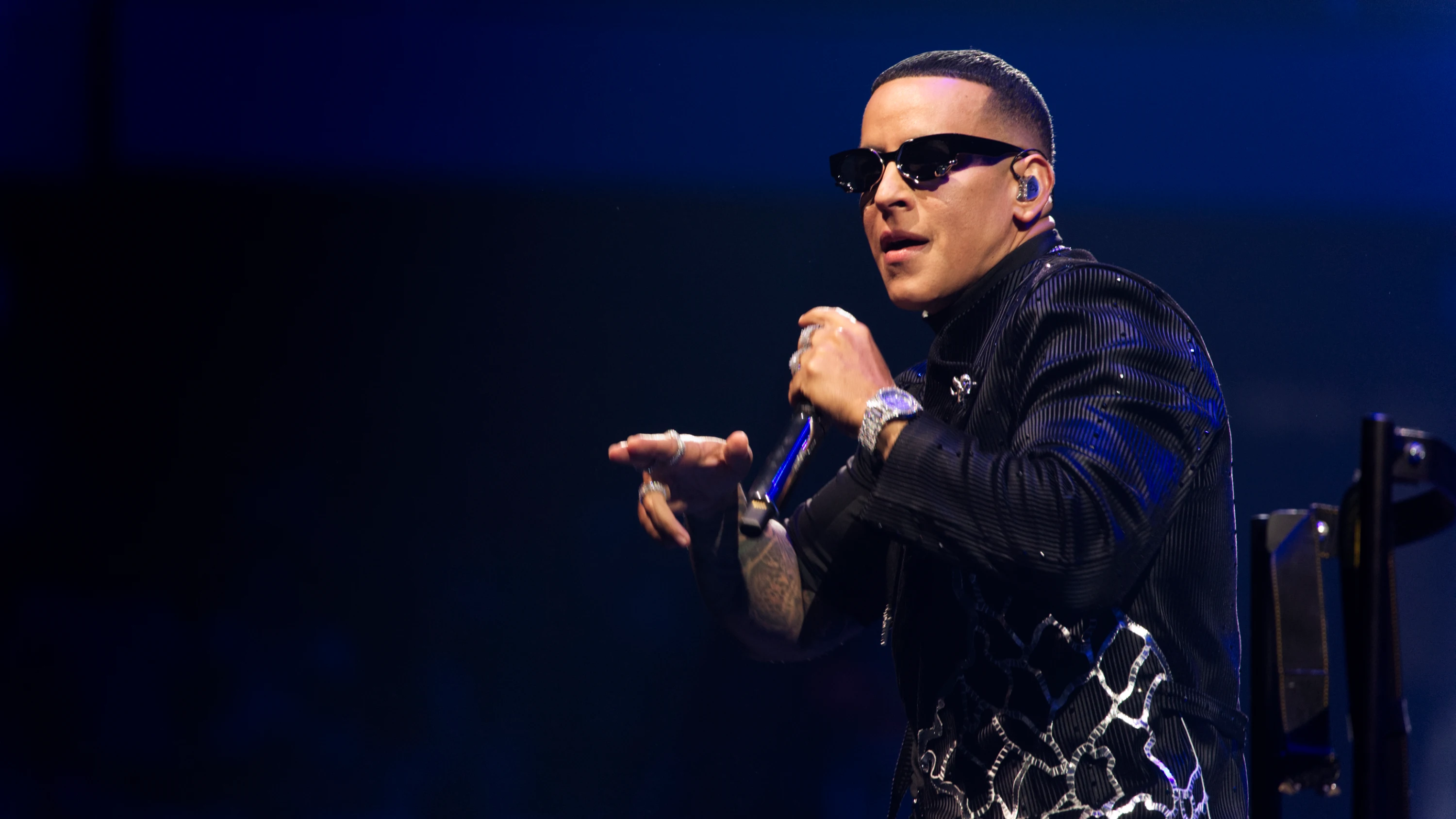 Daddy Yankee, durante su concierto en San Juan (Puerto Rico)