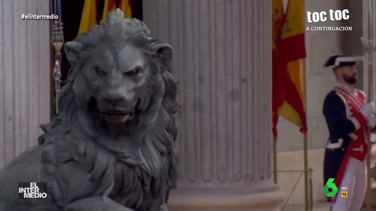 Vídeo manipulado - El león del Congreso de los Diputados dedica una canción a los reyes en la apertura de las Cortes Vídeo manipulado - El león del Congreso de los Diputados dedica una canción a los reyes en la apertura de las Cortes