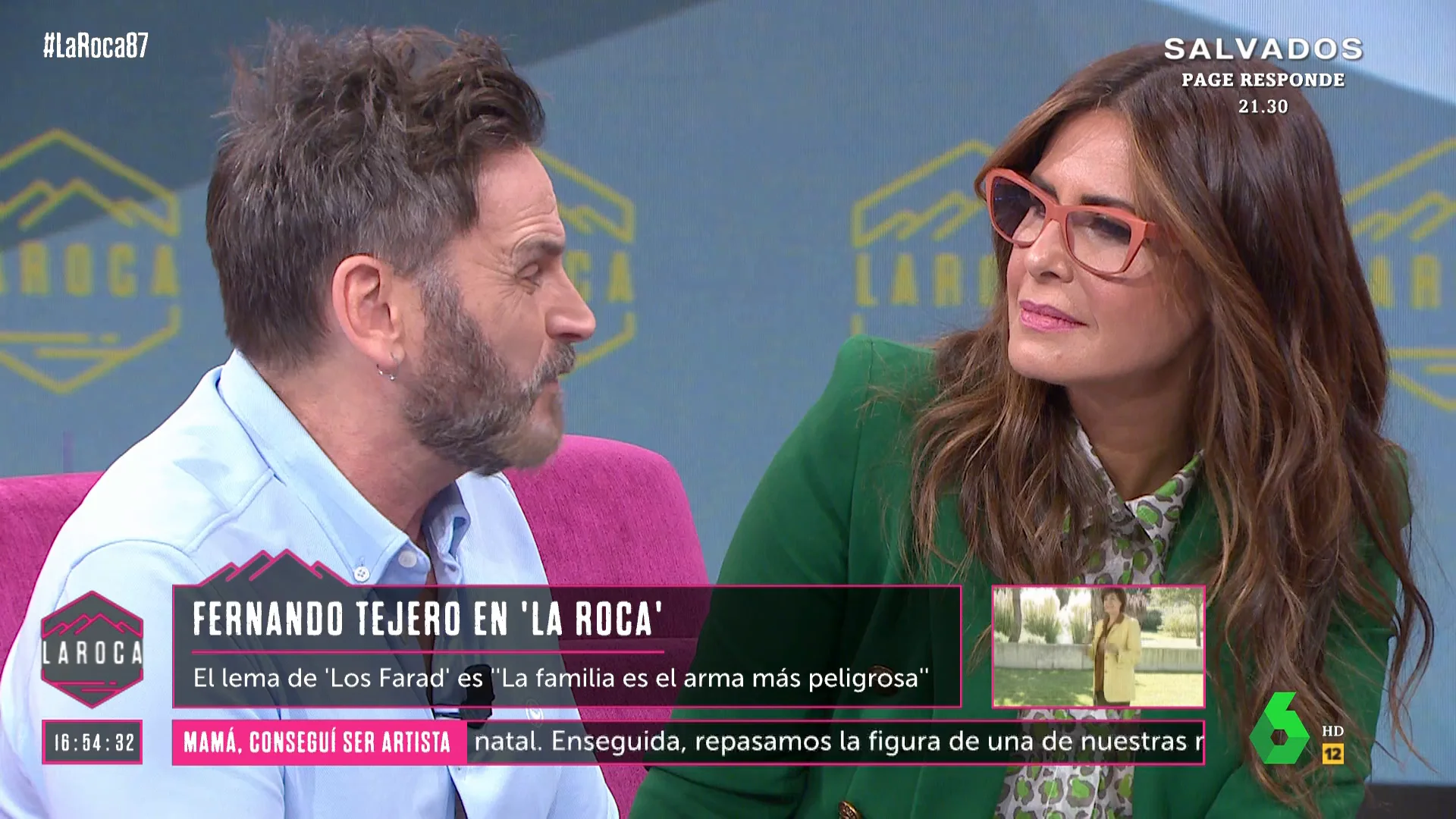 Fernando Tejero y Nuria Roca