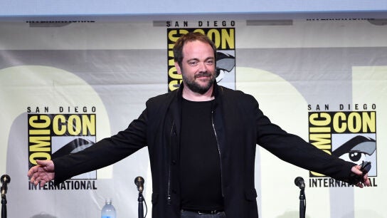 El actor Mark Sheppard, en una presentaci&oacute;n de 'Supernatural' en la Comic-Con de 2016