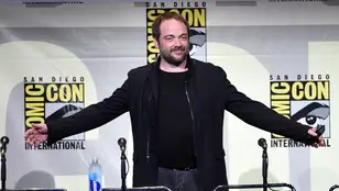 El actor Mark Sheppard, en una presentación de 'Supernatural' en la Comic-Con de 2016