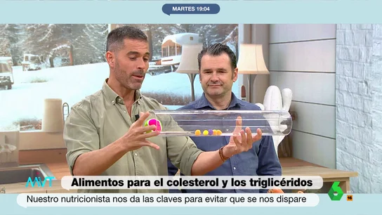 Pablo Ojeda explica cómo funciona el colesterol Pablo Ojeda visita el plató de Más Vale Tarde y, en este vídeo, explica cómo funcionan los triglicéridos, el colesterol, tanto el 'malo', como el 'bueno', y los motivos por los que es recomendable tener alto el segundo.