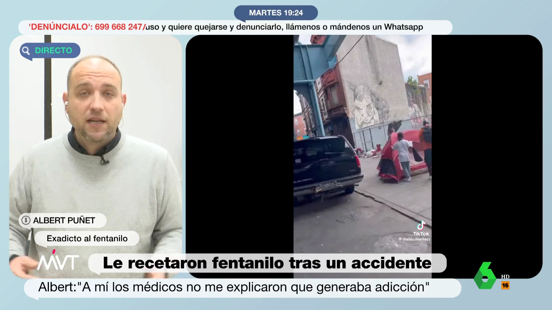 Un exadicto al fentanilo explica cómo le cambió la droga: "Fui mal amigo, mal marido, una mala persona"