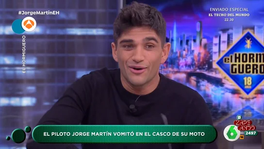 El incidente del piloto Jorge Martín tras tomarse un copioso desayuno El incidente del piloto Jorge Martín tras tomarse un copioso desayuno