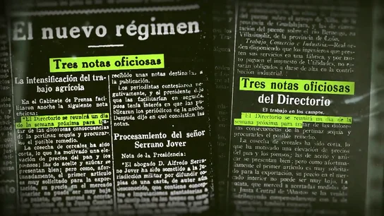 ¿Qué eran las famosas notas oficiosas de Primo de Rivera? En este vídeo, laSexta Columna analiza cómo hacía llegar el dictador Miguel Primo de Rivera a la población su mensaje populista que, según el historiador Alejandro Quiroga, "es completamente parecido al que podemos oír hoy".