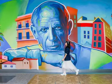 Picasso en el metro de Shanghái Picasso en el metro de Shanghái